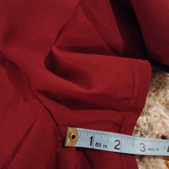 NWT Tobi Romper • Burgundy With Mesh Cut Outs •Size L - Picture 10 of 11